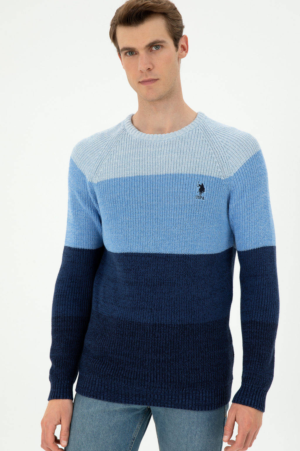 Мужской темно-синий свитер Неожиданная скидка в корзине - U.s. polo assn фото 10