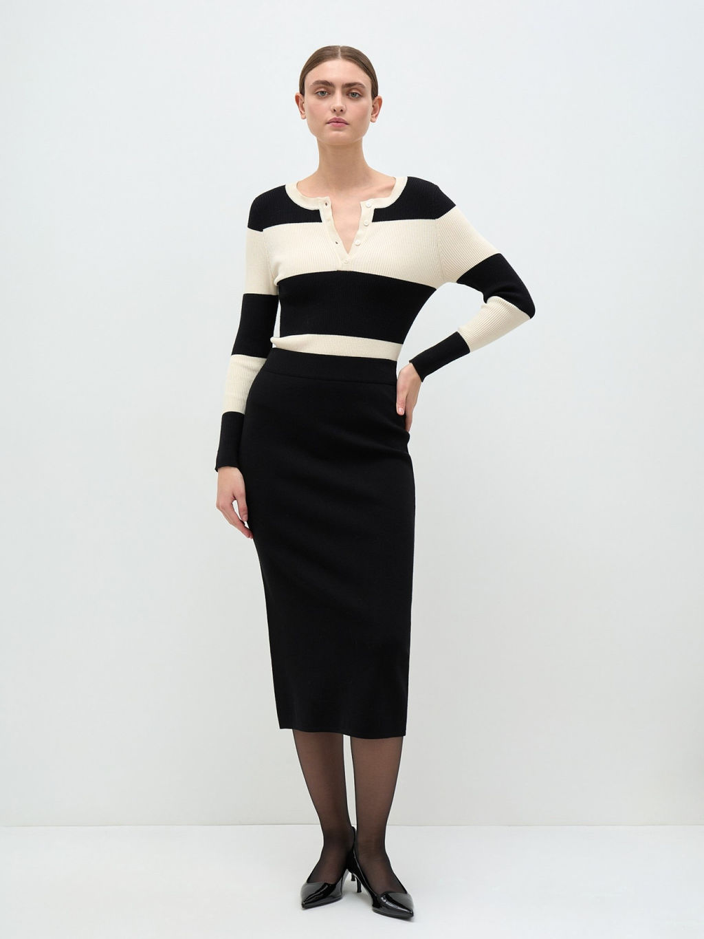 Conso/KUM 240721 - black Юбка женская