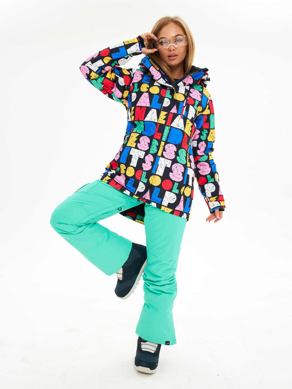 Женская горнолыжная сноубордическая куртка Alpha Endless Ultra Chaleur SNB 423/316_7 Разноцветный  фото 33