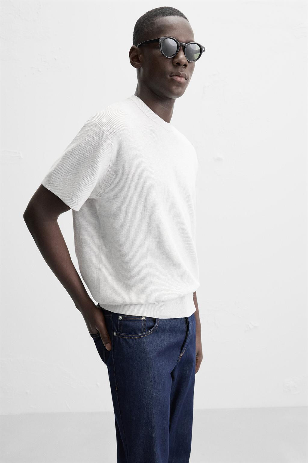 PEARL KNIT T-SHIRT - Zara фото 29