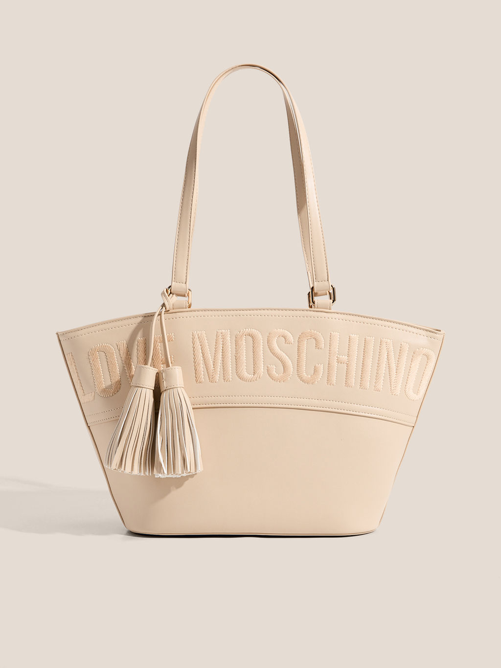 Женский тоут LOVE MOSCHINO ITEM CABAS Артикул 4461672, молочно-бежевый