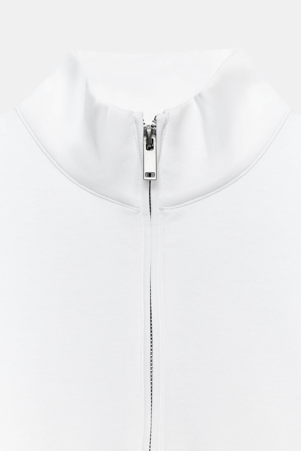 SUDADERA OVERSIZE CREMALLERA / Blanco - Zara фото 7