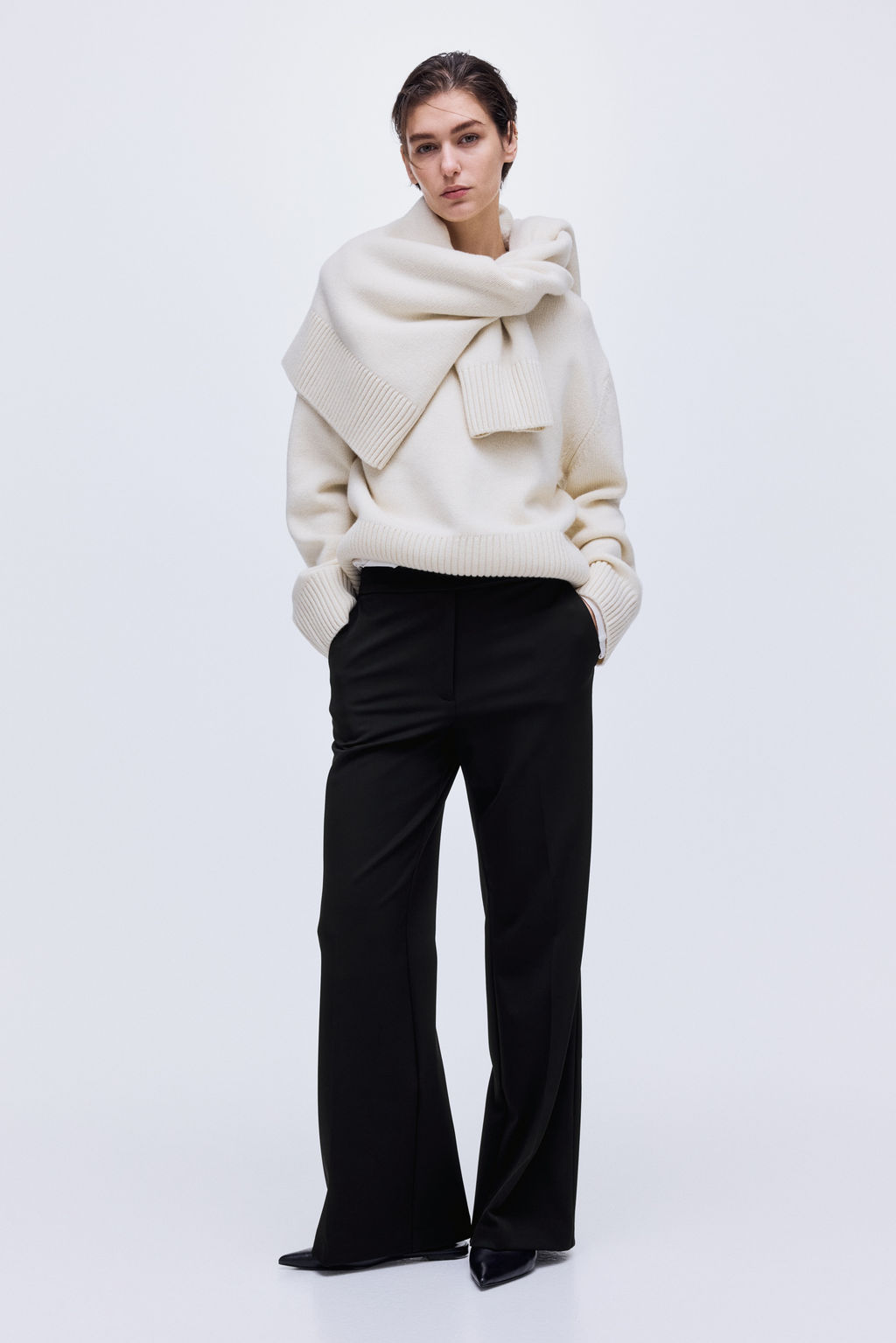 Pantal?n bootcut de sarga - H&m фото 3