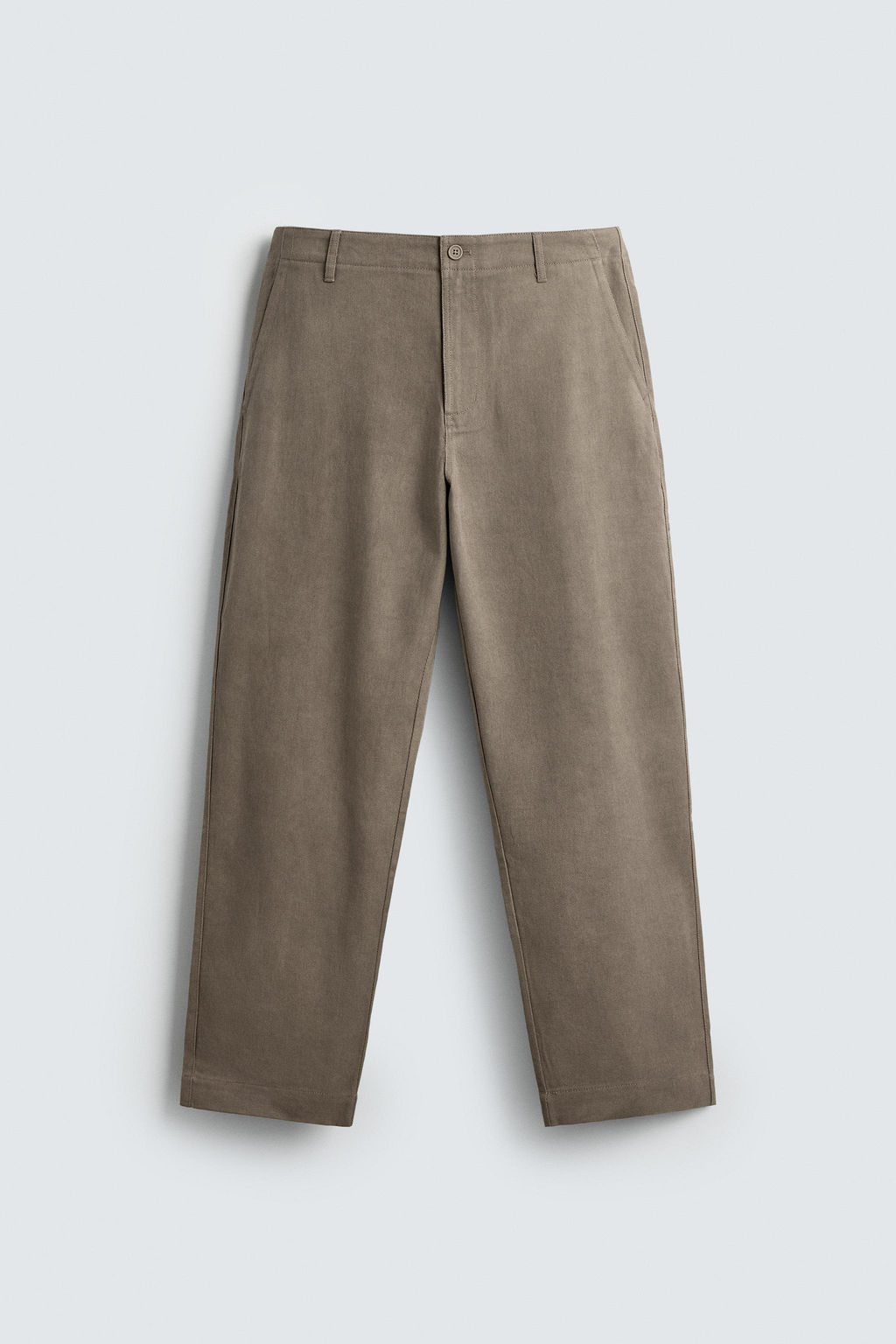WASHED CHINO TROUSERS - Zara фото 7