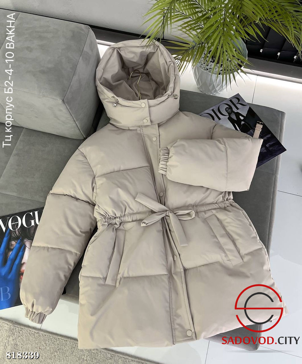 Тёплая женская зимняя куртка-пуховик - Bruno фото 3