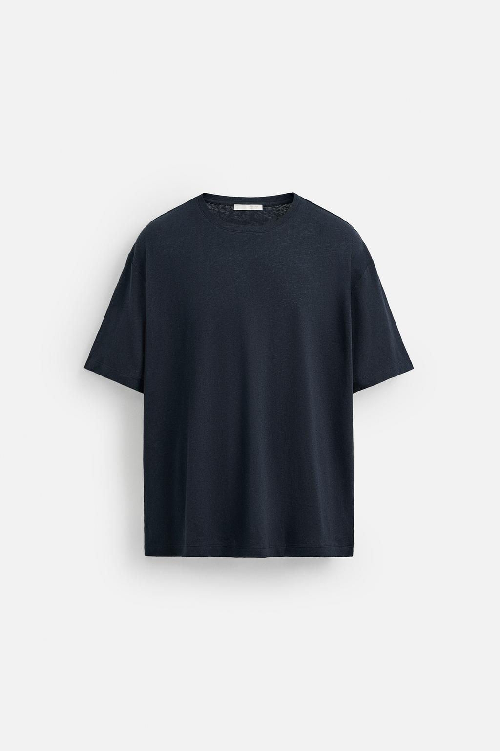 LINEN - COTTON T-SHIRT - Zara фото 23