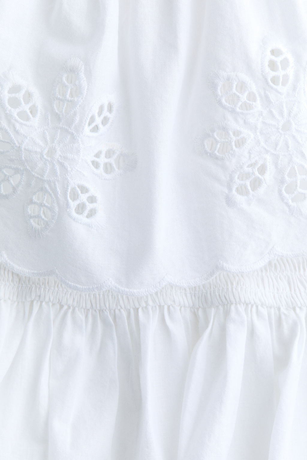 Flounce-trimmed peplum tube top - H&m фото 3