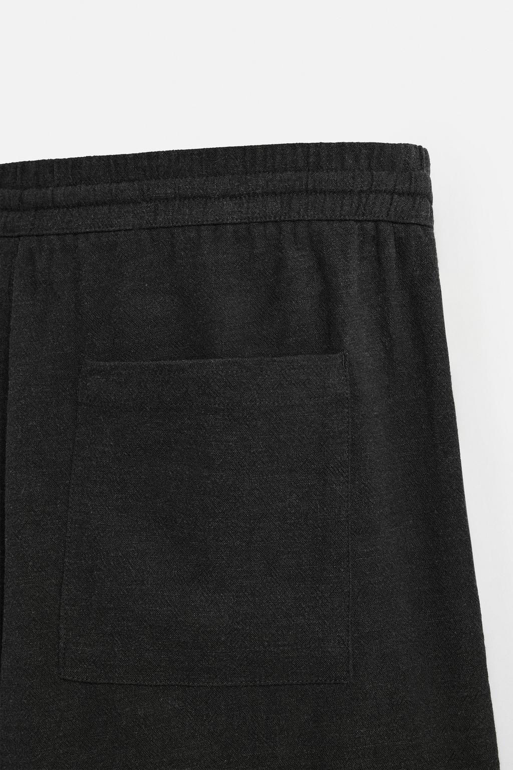 LINEN - VISCOSE BERMUDA SHORTS - Zara фото 21