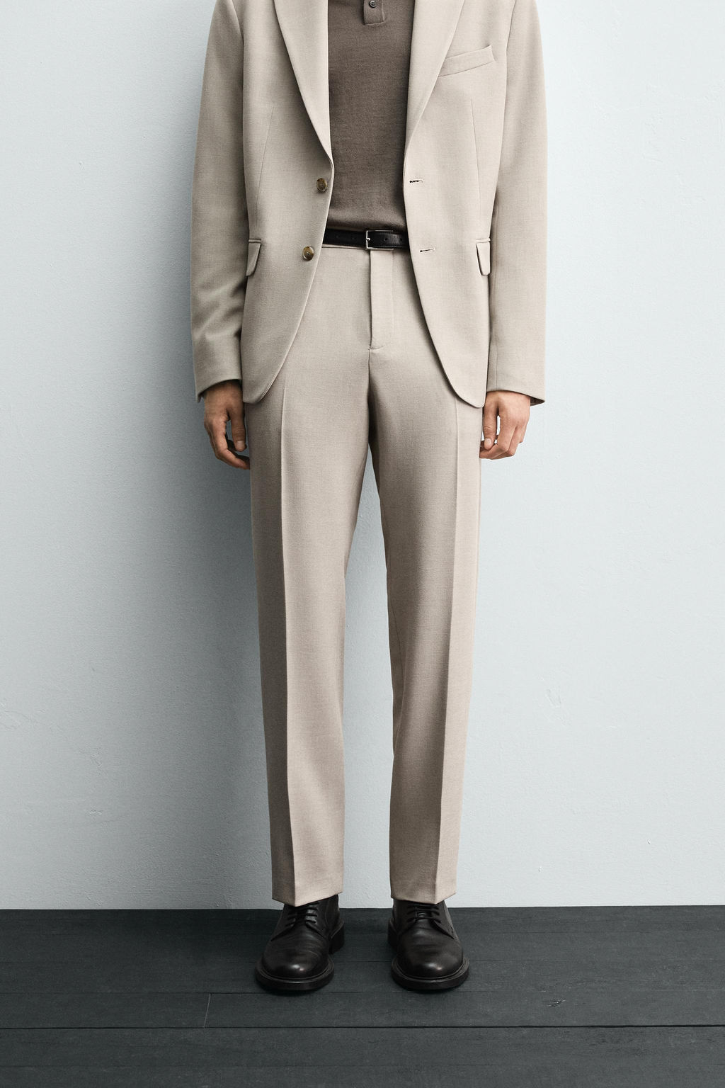 SLIM FIT SUIT TROUSERS - Zara фото 2