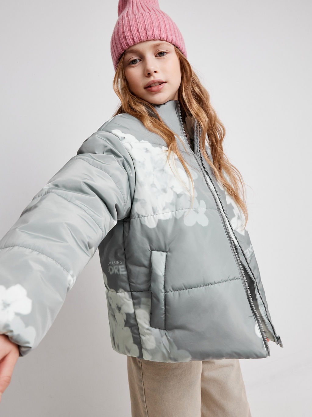 ACOOLA / Куртка детская для девочек Sforza серый  фото 4