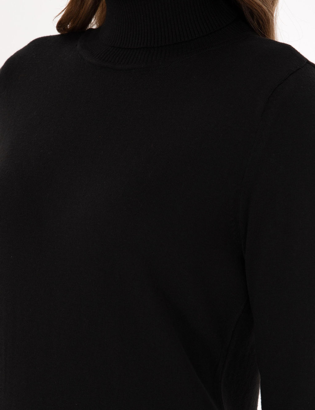Siyah Slim Fit Basic Kazak - Pierre cardin фото 7