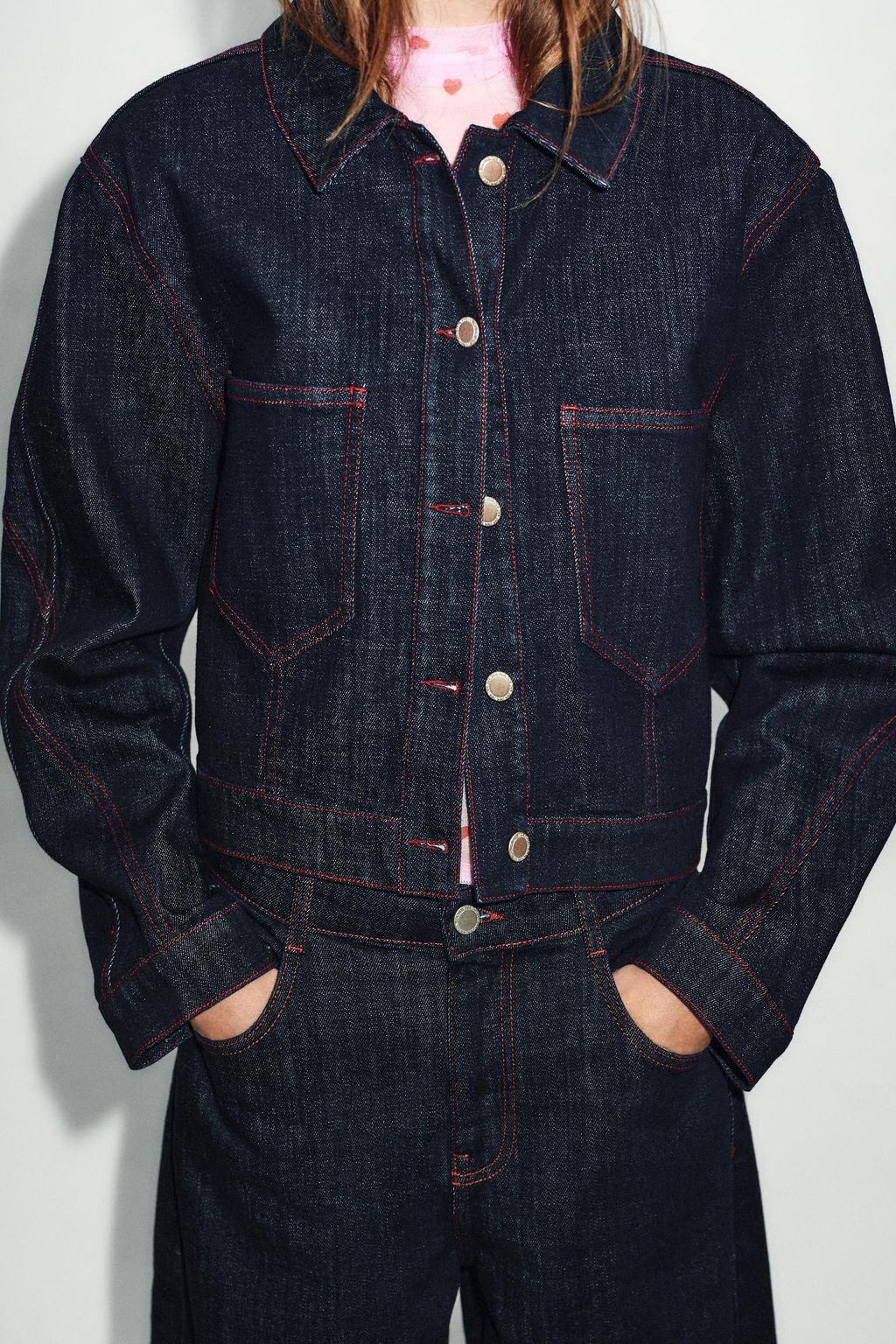 Z1975 JACKET WITH SHOULDER PADS - Zara фото 11
