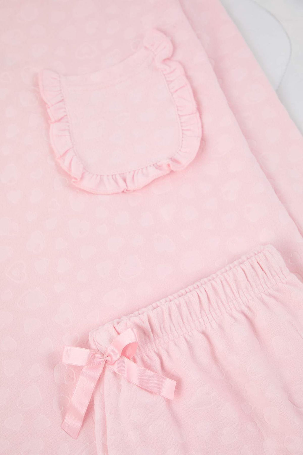Pudra Kalp Desenli F?rf?rl? ve Cepli Orme Pijama Tak?m? THMAW26PT00205 - Trendyolmilla фото 6