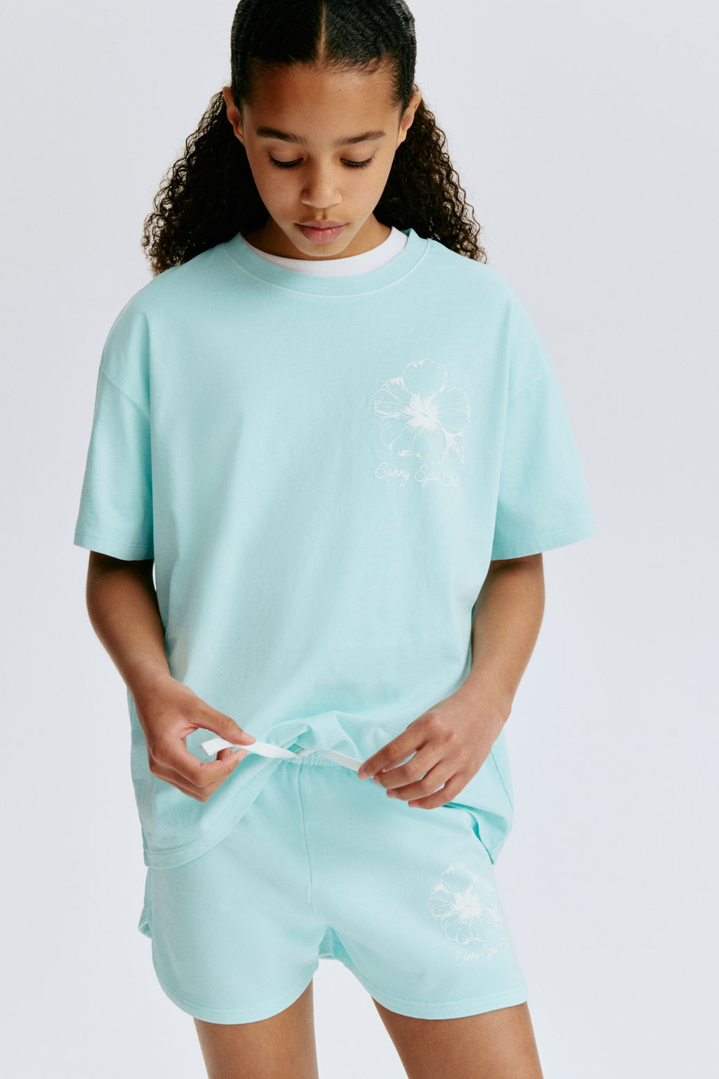 Pantal?n corto en sudadera - H&m фото 4