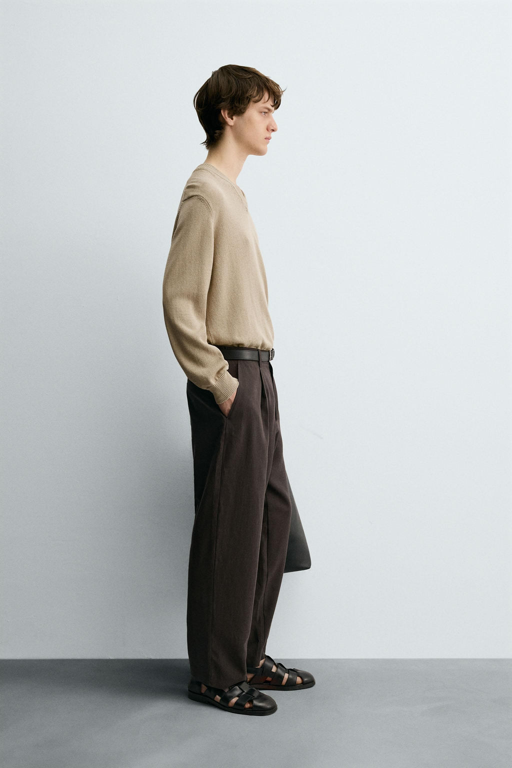 FLOWING PLEATED TROUSERS - Zara фото 4