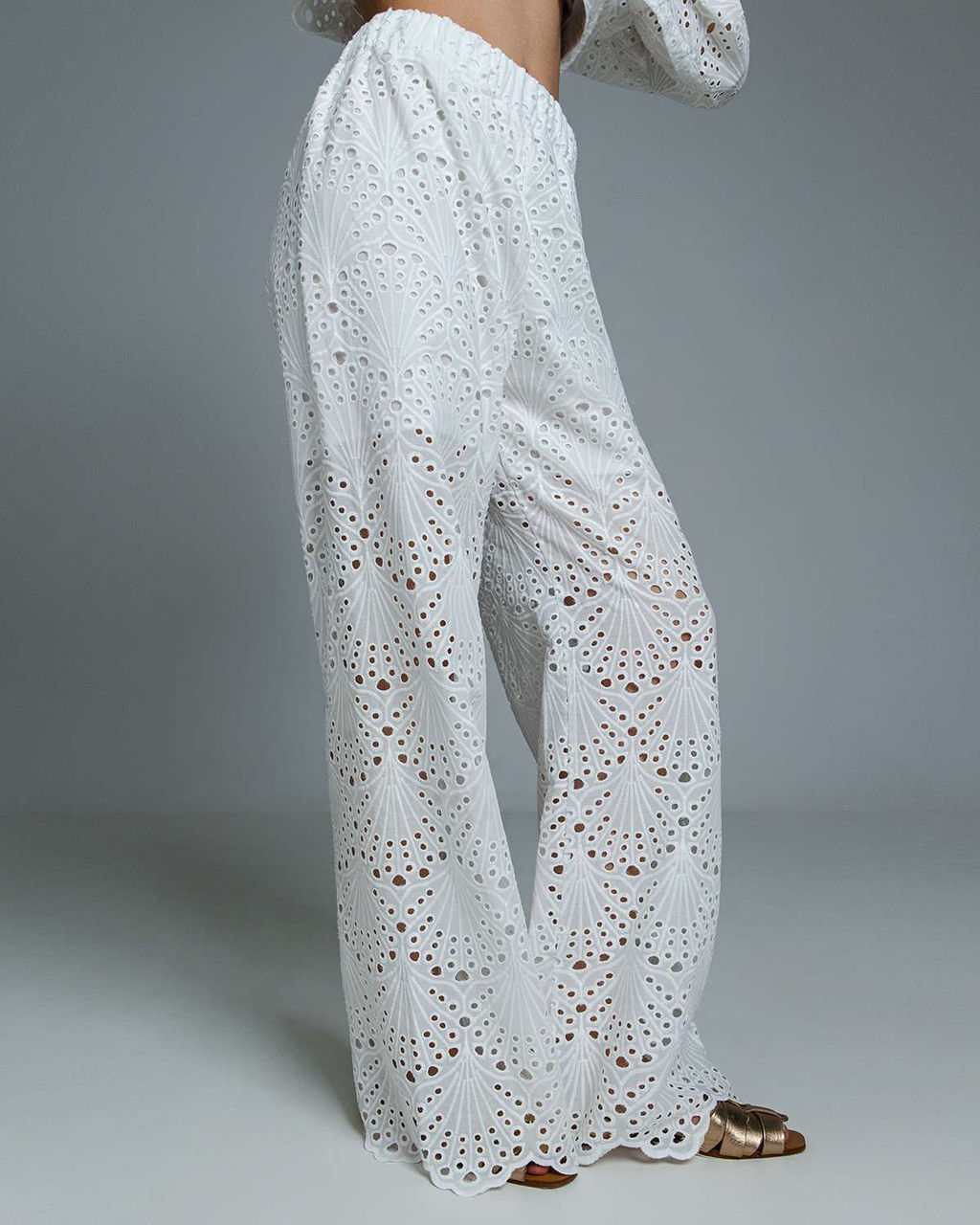 Брюки палаццо шитьё  100% хлопок - Sahar art lab фото 16