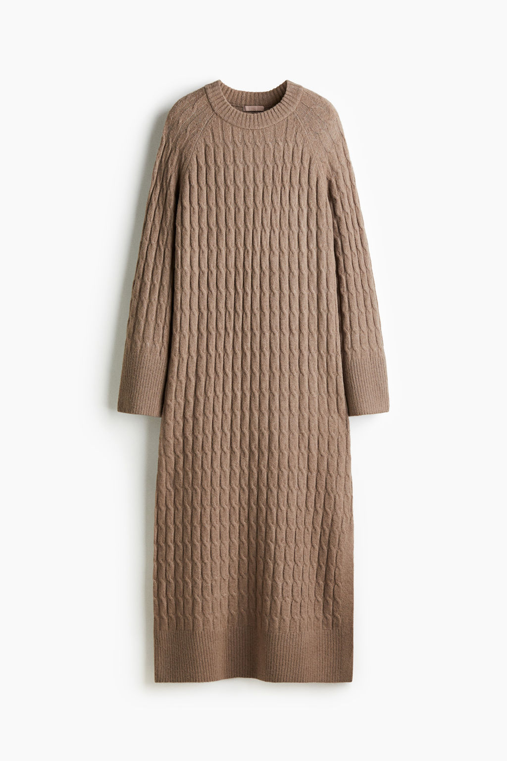Maxivestido en punto trenzado
