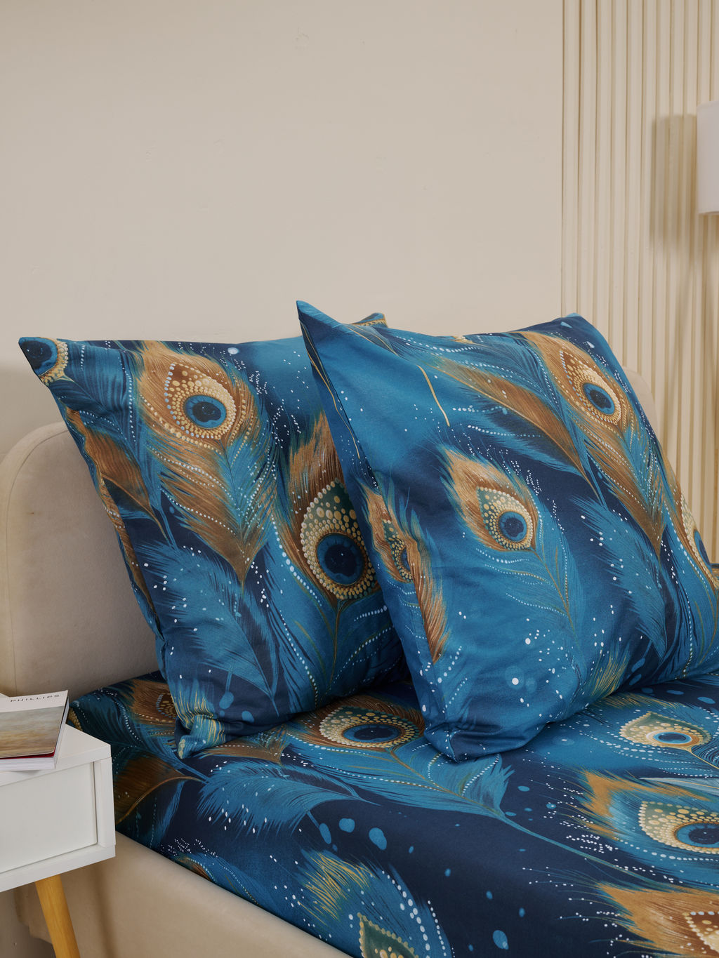 Комплект наволочек бязь люкс - Перо павлина 50х70