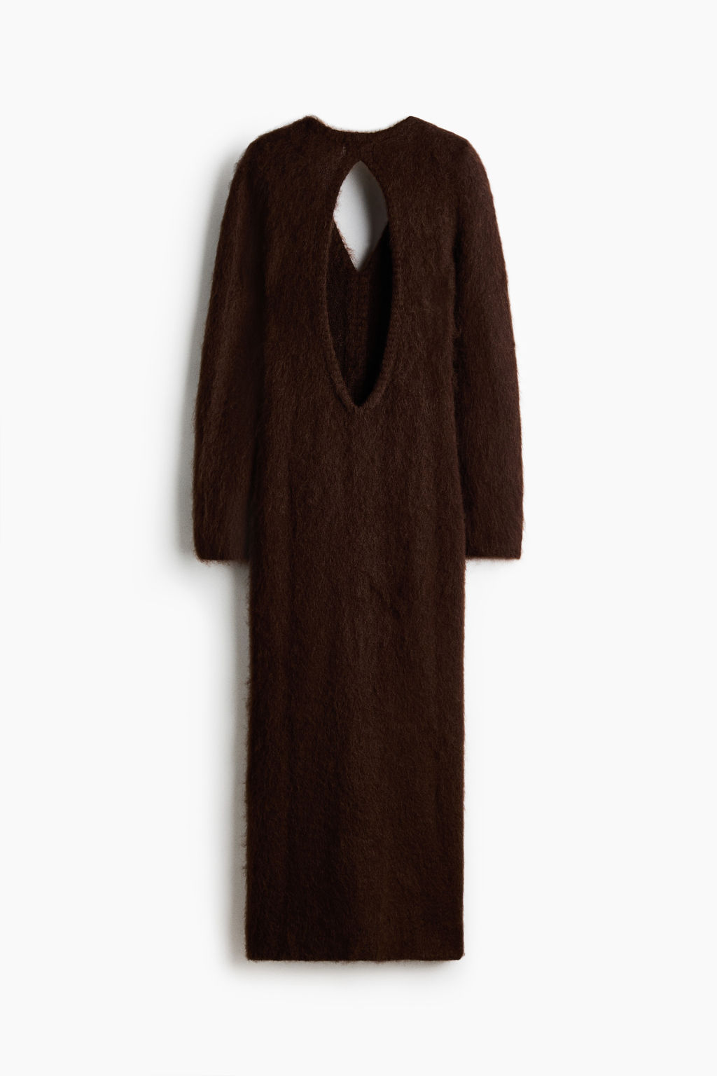 Vestido en mezcla de mohair con espalda cut-out - H&m фото 7