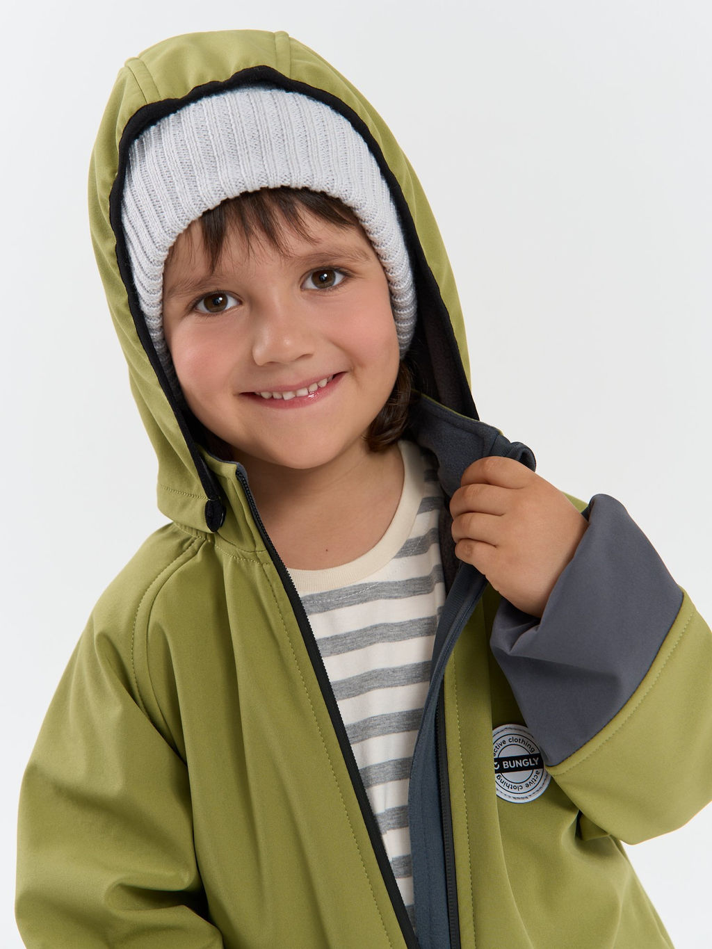 Комбинезон Softshell демисезонный Фисташка - Bungly фото 22