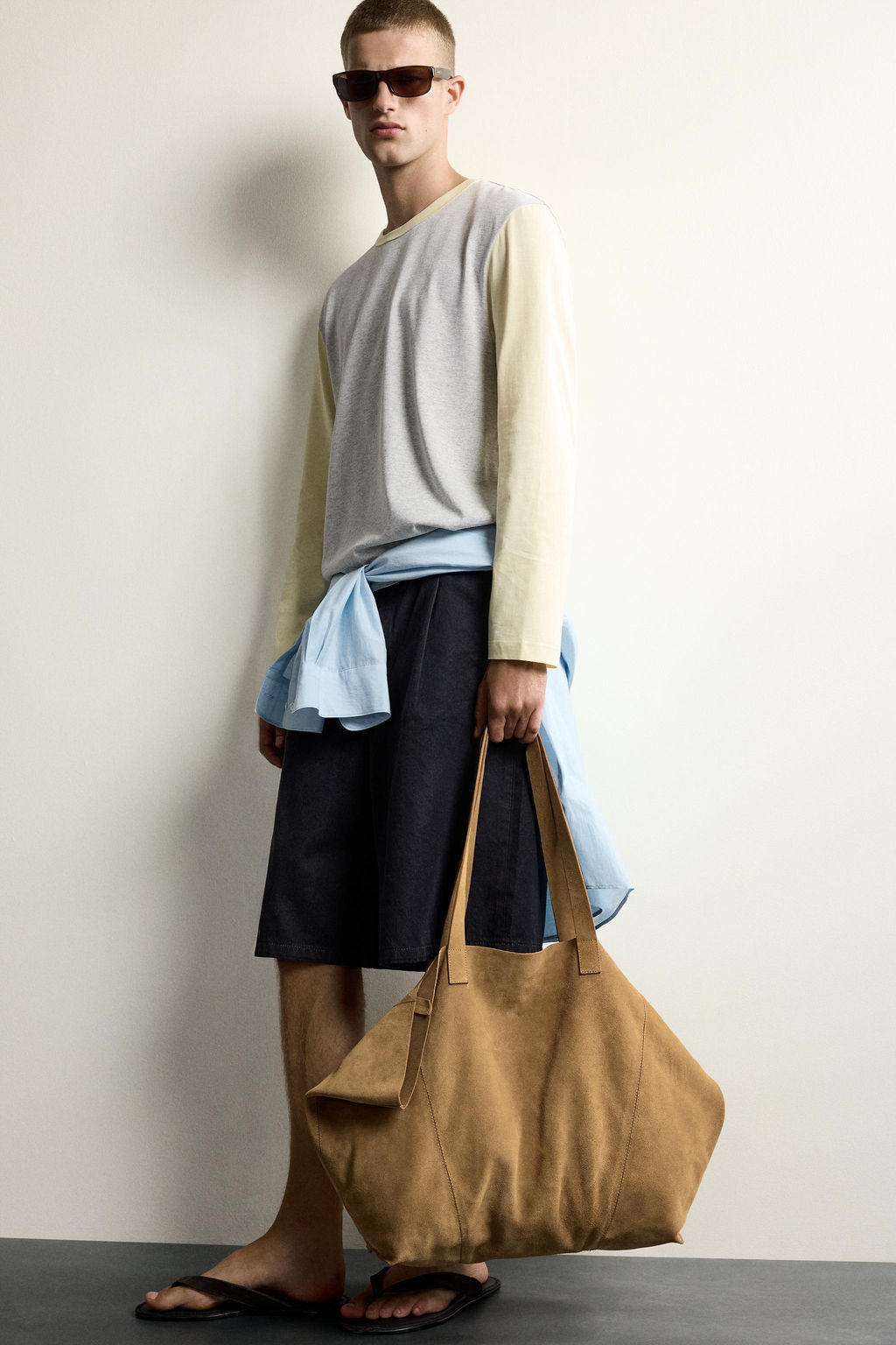 CAMISETA RELAXED FIT COLOR BLOCK / Multicolor - Zara фото 6