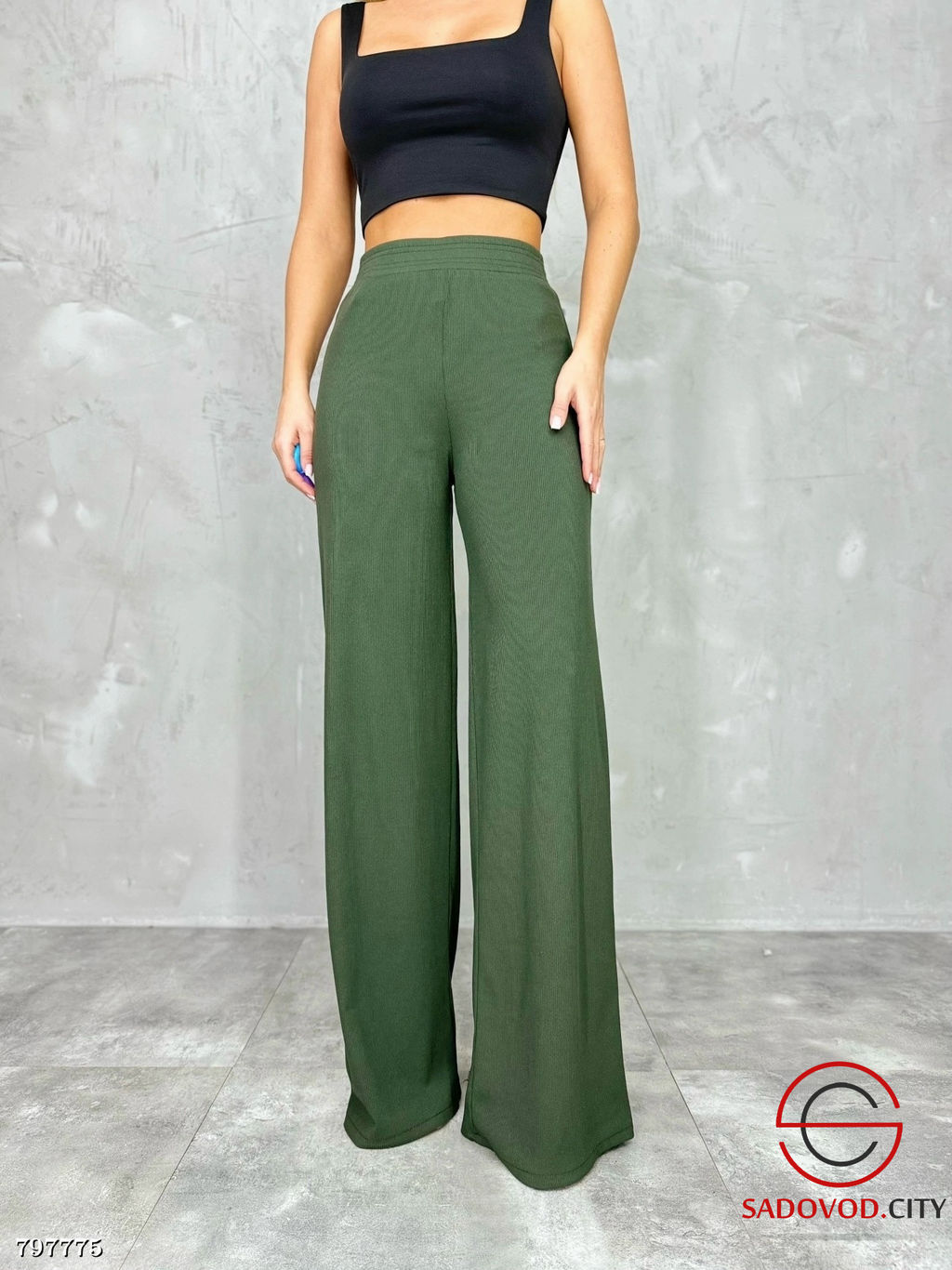 штаны женские лапша на резинке - Bruno фото 4