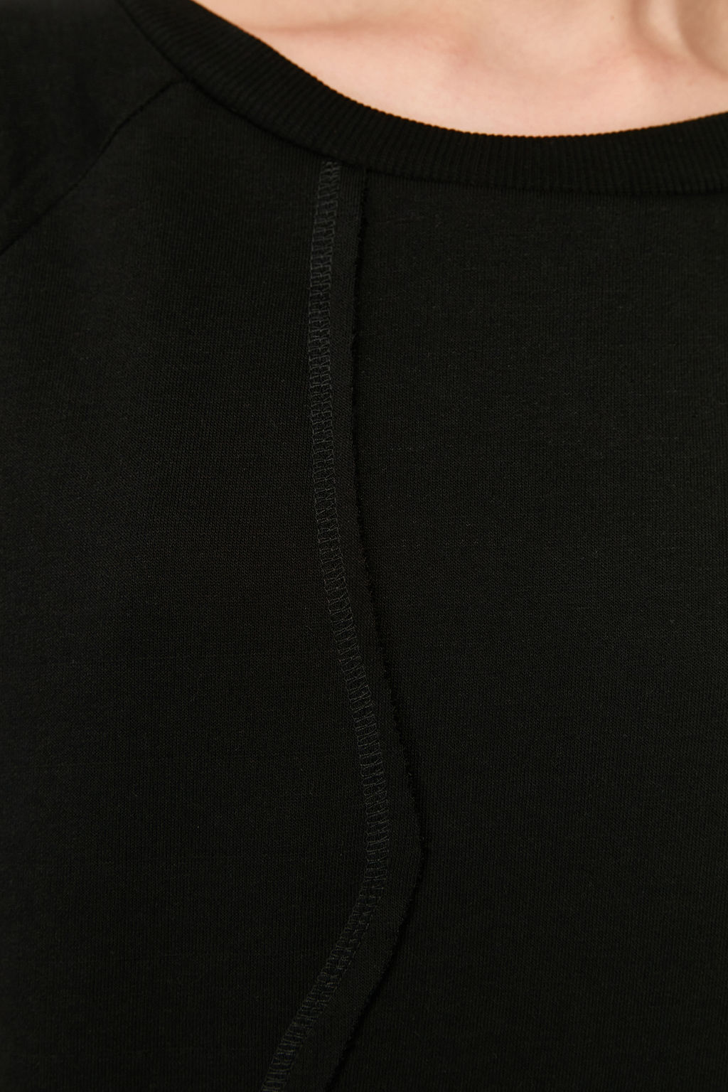 Siyah Parasut Etek Detayl? Bisiklet Yaka Mid Orme Tshirt Elbise TWOSS24EL00191 - Trendyolmilla фото 6