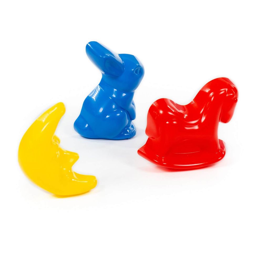 Формочки (заяц + лошадка + месяц) - Полесье фото 3