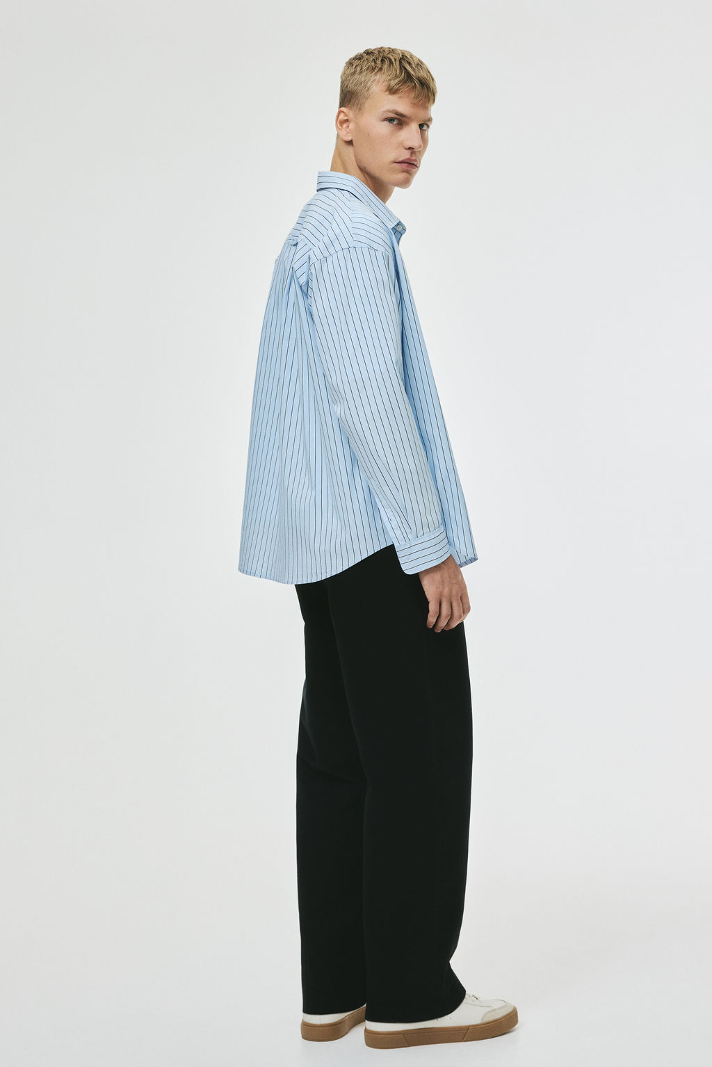 Camisa de popelina Loose Fit - H&m фото 6