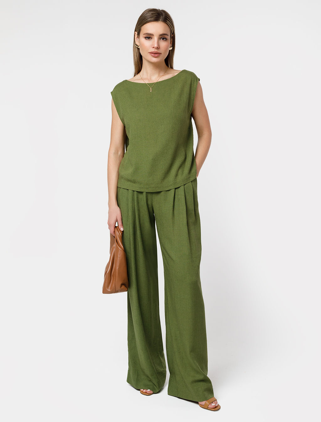 VILATTE / Топ изо льна с вискозой фото 4