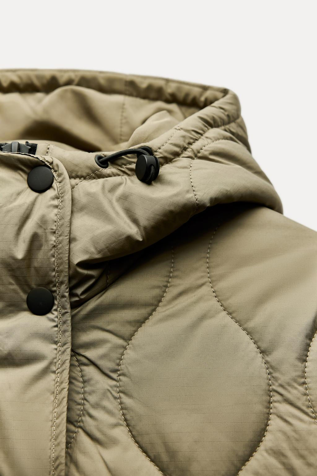 WATER-REPELLENT QUILTED JACKET - Zara фото 16
