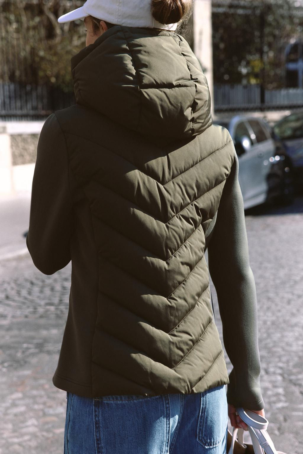 CONTRAST PADDED JACKET - Zara фото 14