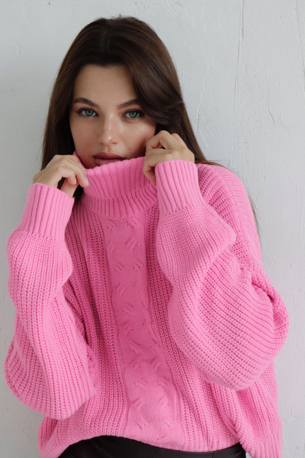 10209 Свитер короткий розовый - Martichelli фото 25