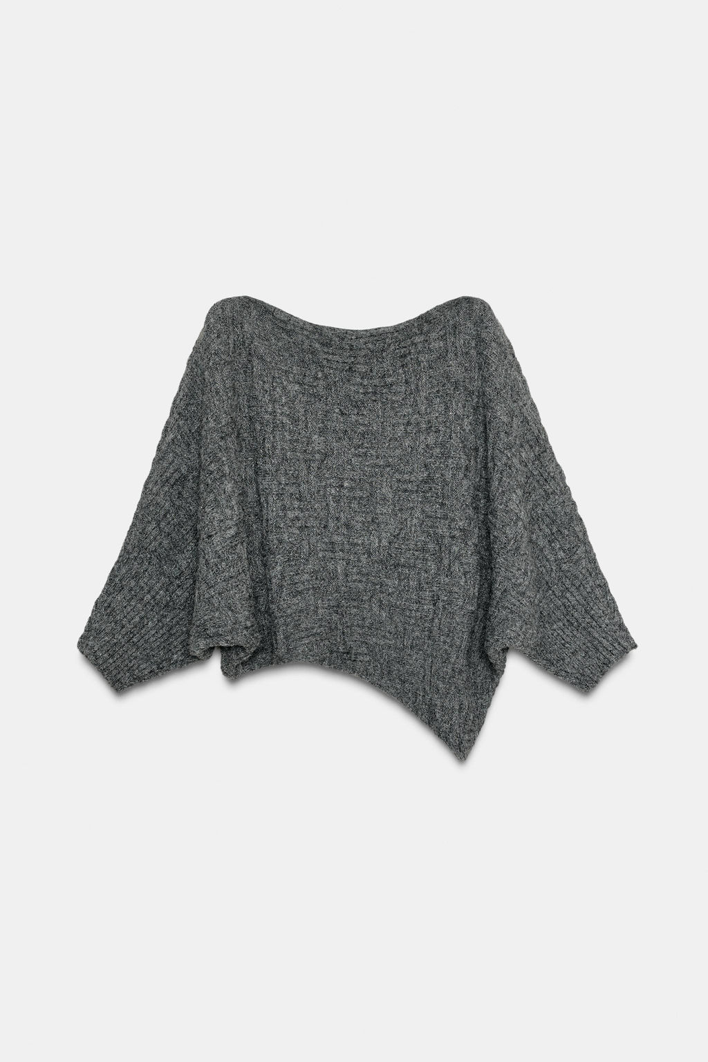 ASYMMETRIC TEXTURED KNIT JUMPER - Zara фото 12
