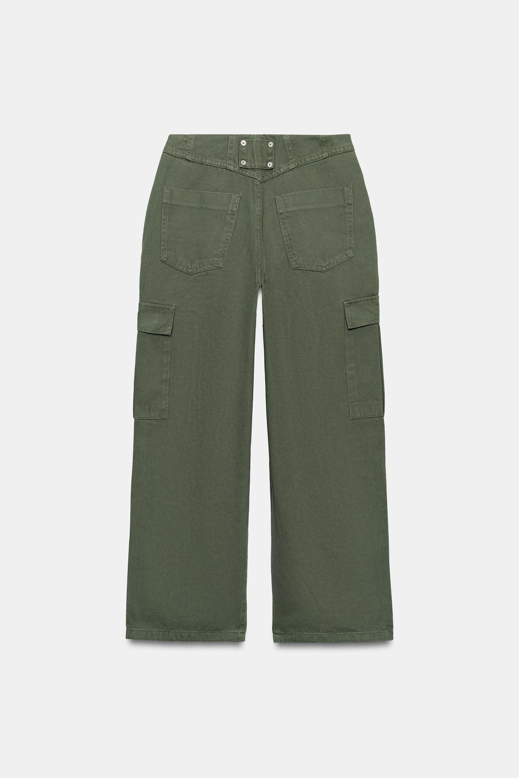 JEANS Z1975 CARGO TIRO MEDIO / Khaki - Zara фото 9