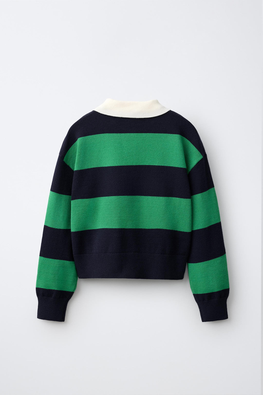 JERSEY CUELLO POLO RAYAS / rayas - Zara фото 3