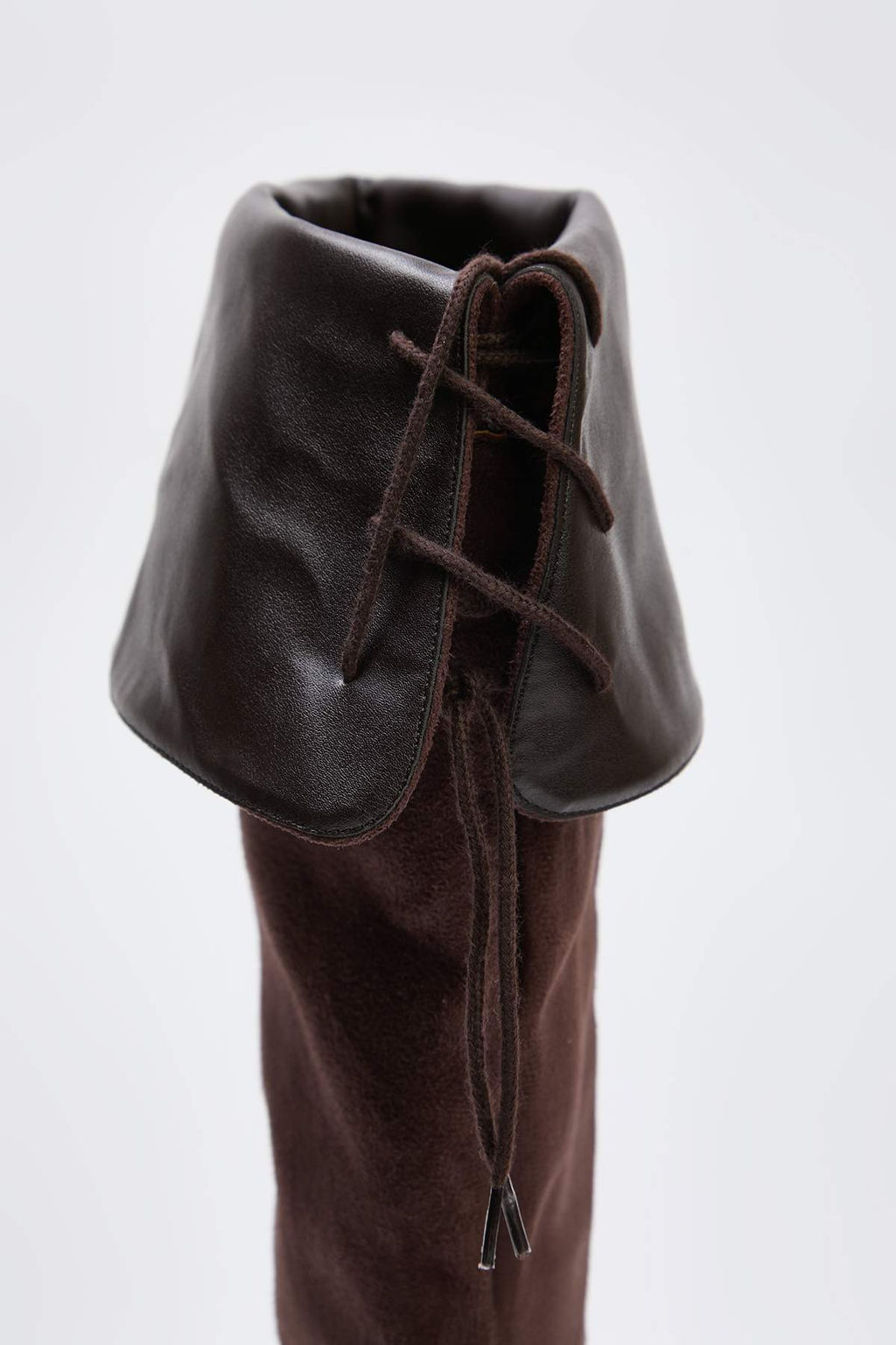 Kahverengi Suet Kad?n 6 cm Topuklu Premium Cizme TAKAW26CZ00041 - Trendyolmilla фото 8