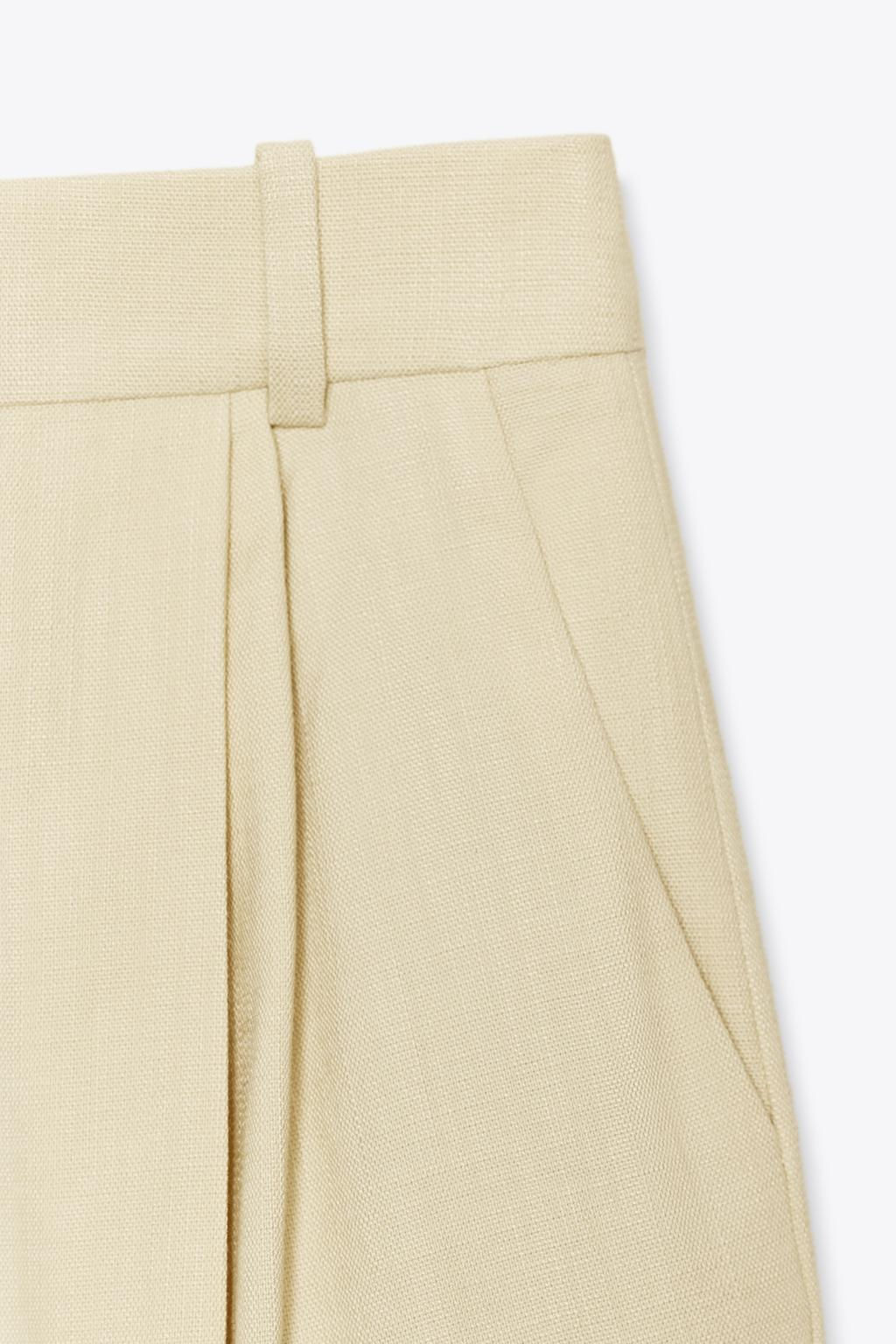 ZW COLLECTION WIDE-LEG DARTED TROUSERS - Zara фото 9
