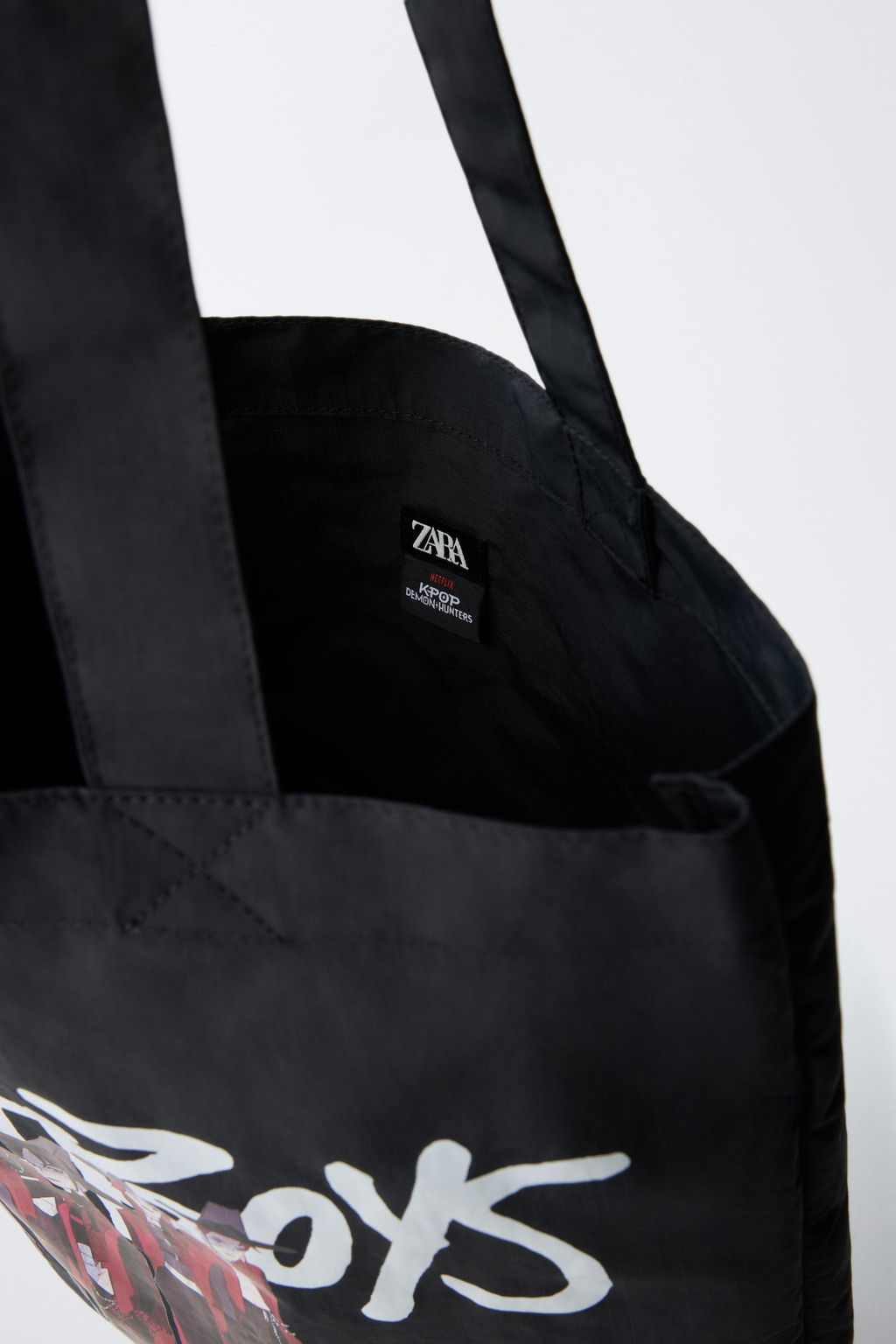 KPOP DEMON HUNTERS NETFLIX  TOTE BAG - Zara фото 4