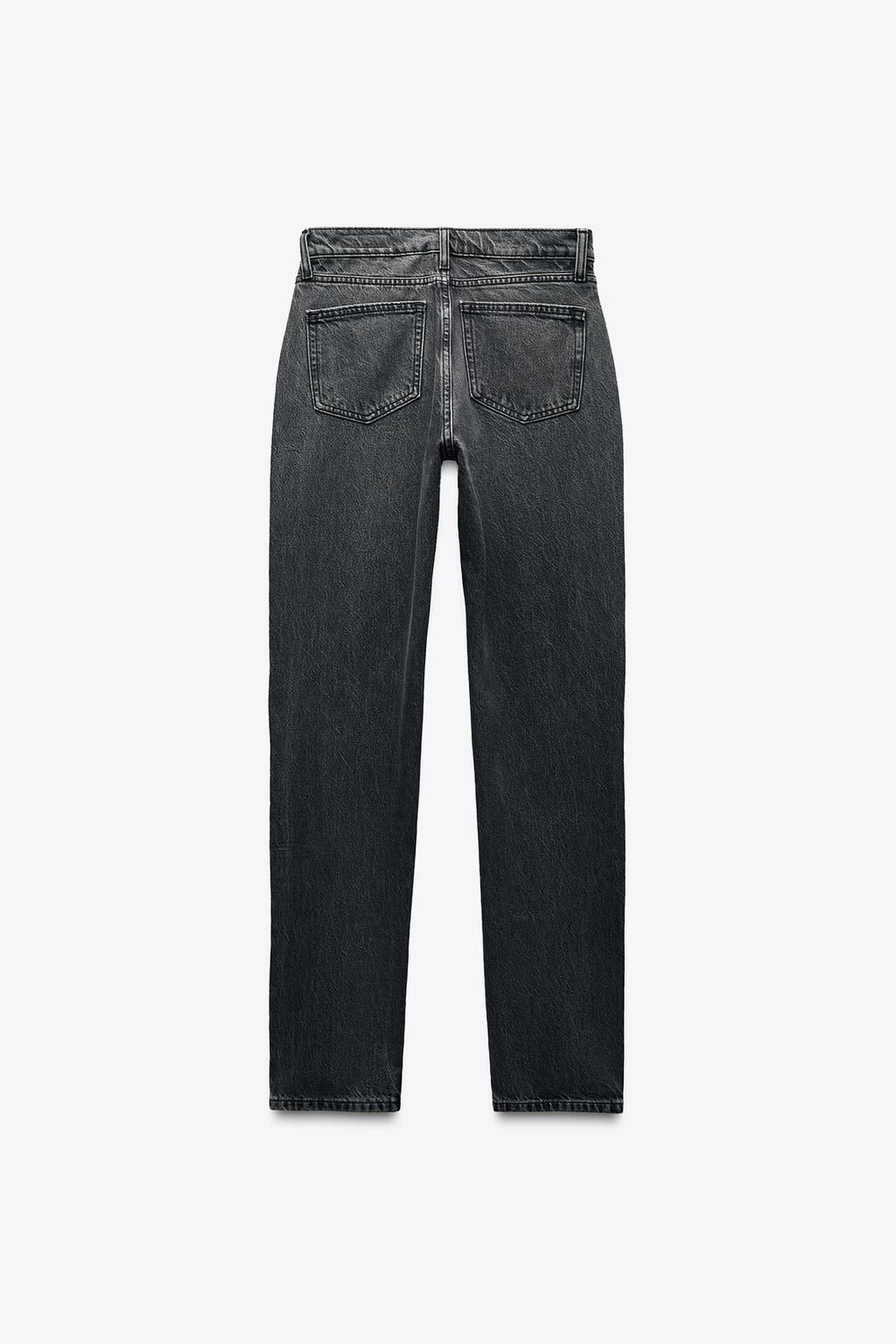 ZW COLLECTION STRAIGHT LOW-RISE JEANS - Zara фото 12