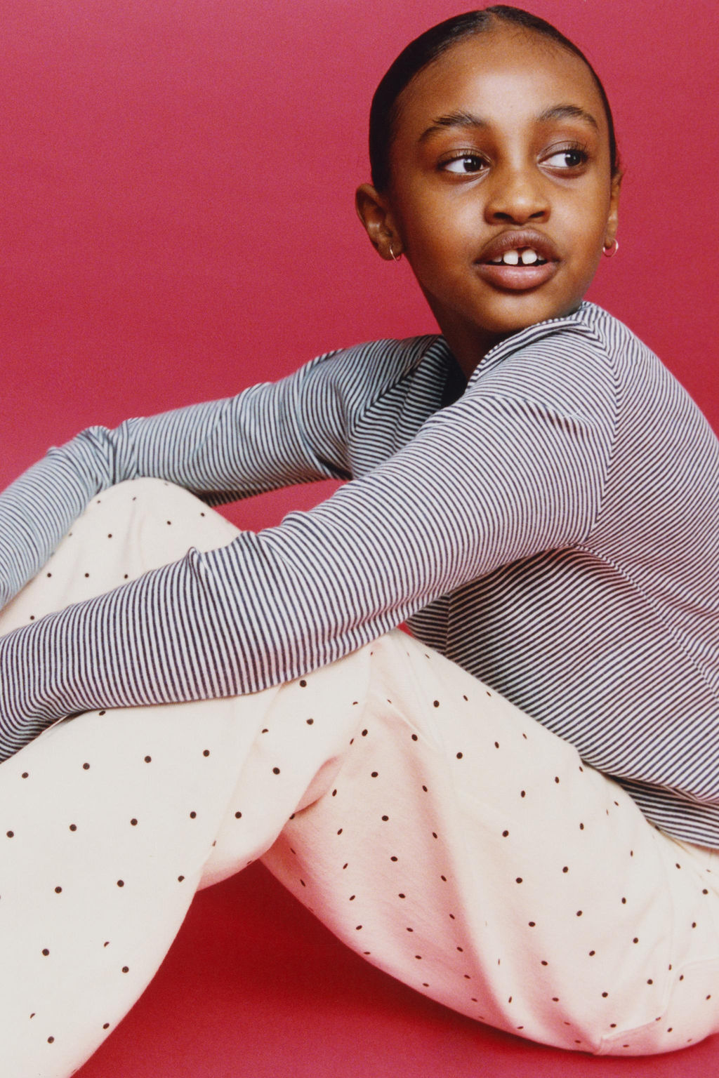 WIDE-LEG JEANS WITH POLKA DOTS - Zara фото 12