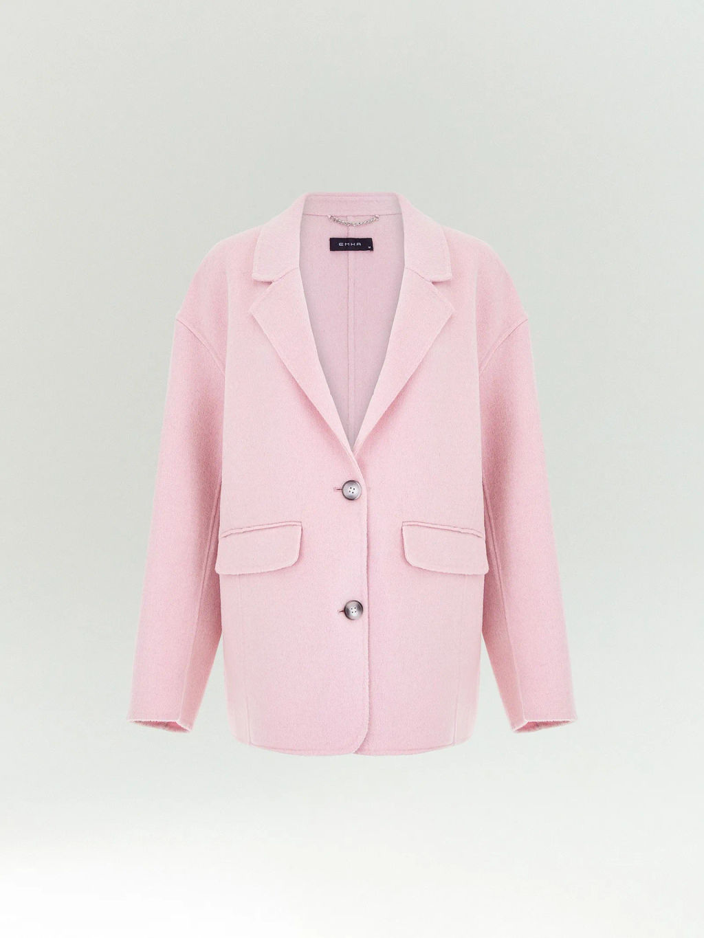 Полупальто из шерсти, R138/roseate