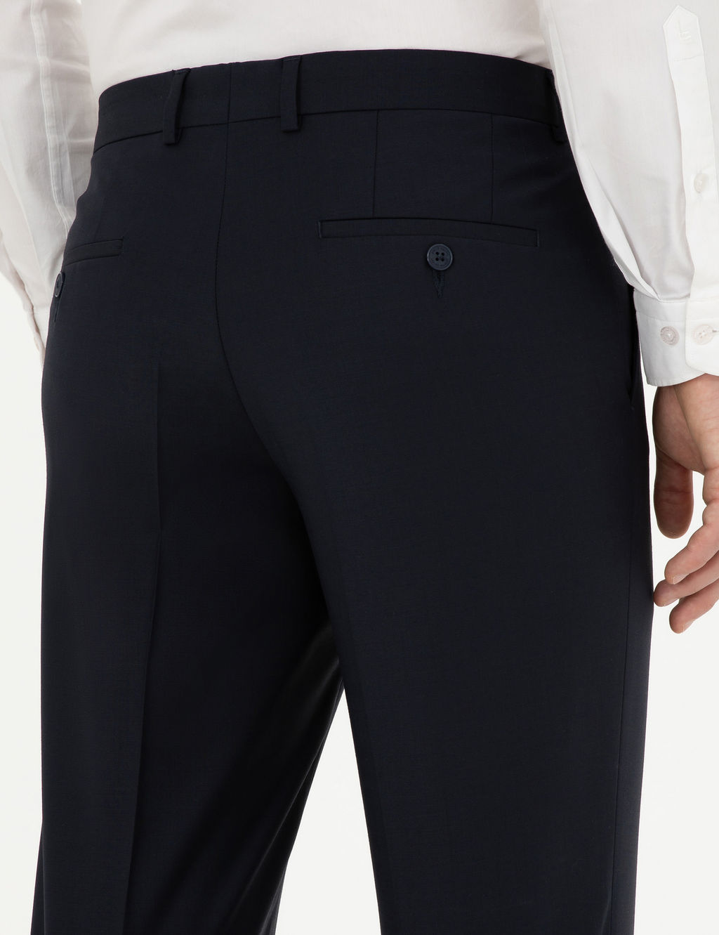 Lacivert Slim Fit Kuma_ Pantolon