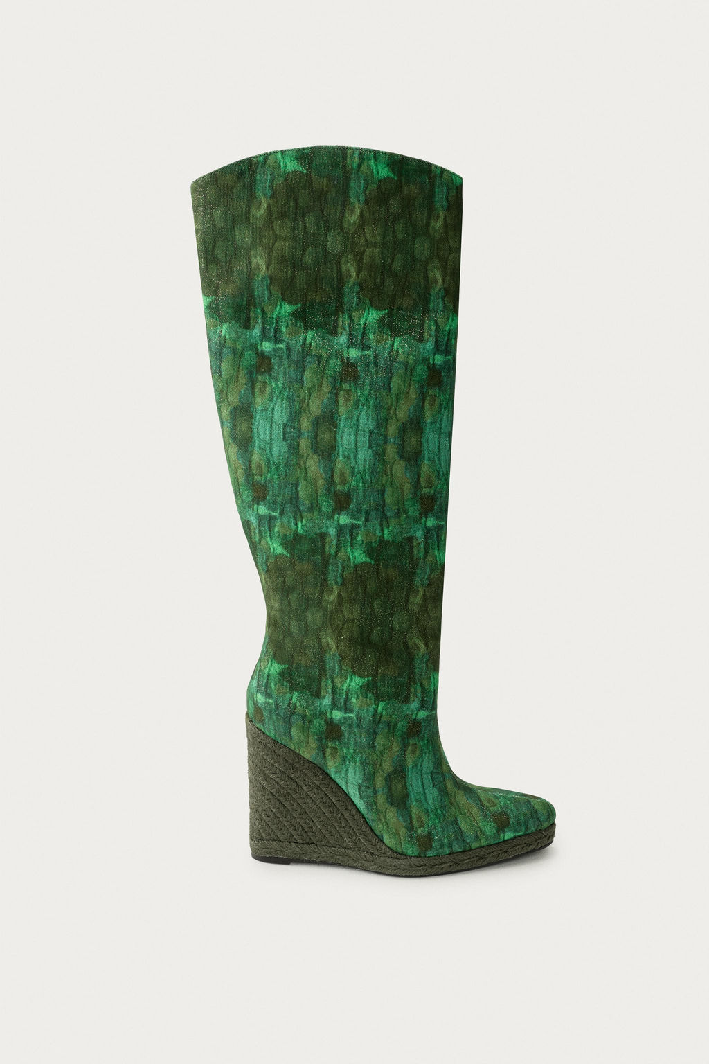 BOTA CU?A ESTAMPADA MARISA BERENSON X ZARA / Verde фото 2