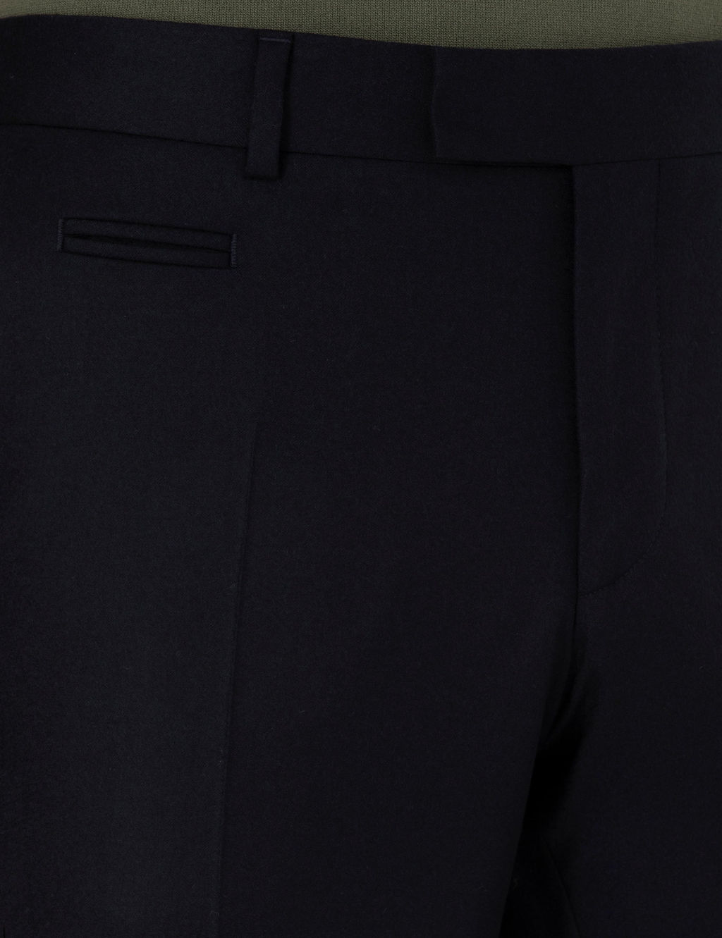 Темно-синие тканевые брюки узкого кроя - Cacharel фото 5