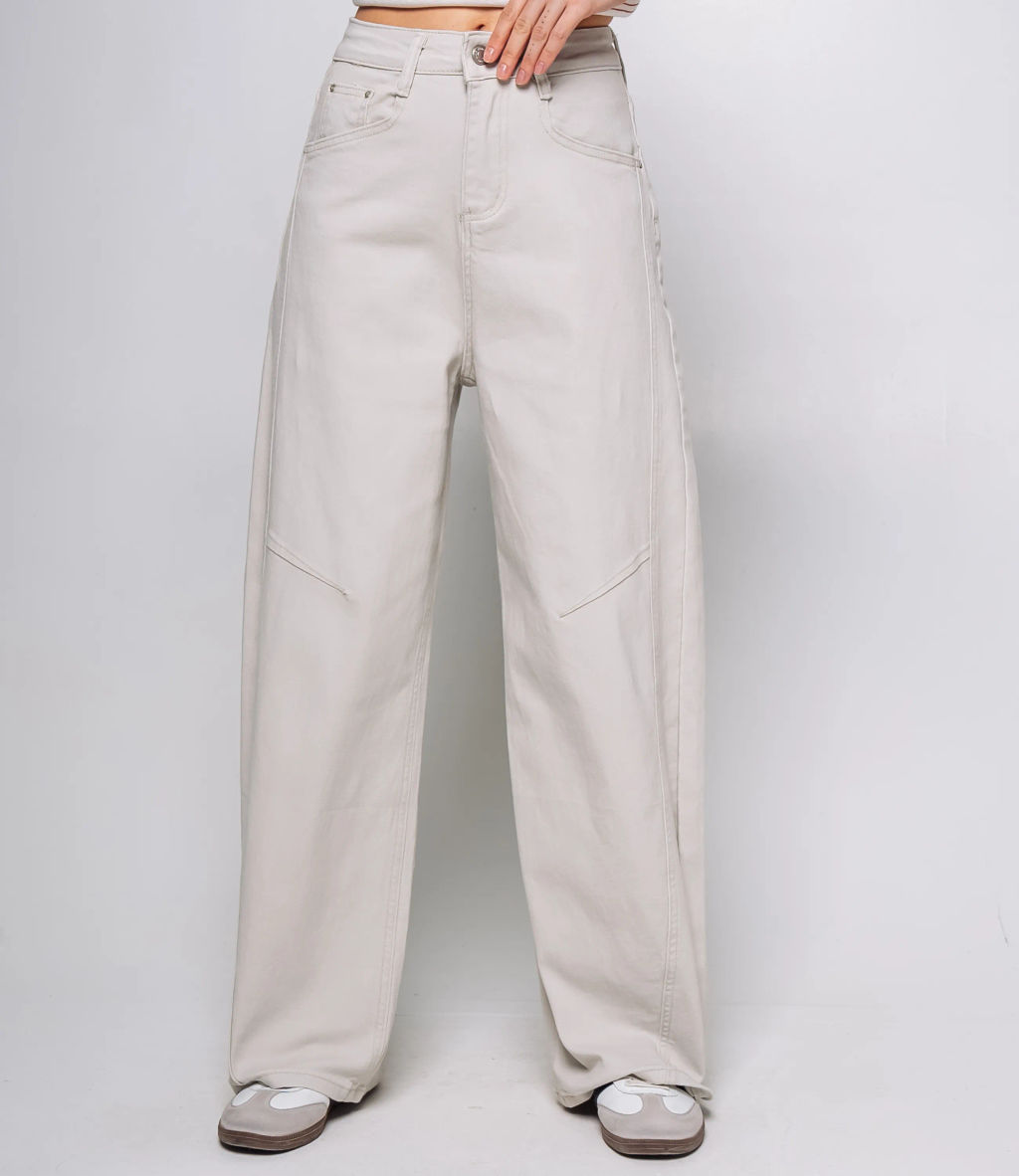 Джинсы #КТ15108, светло-серый