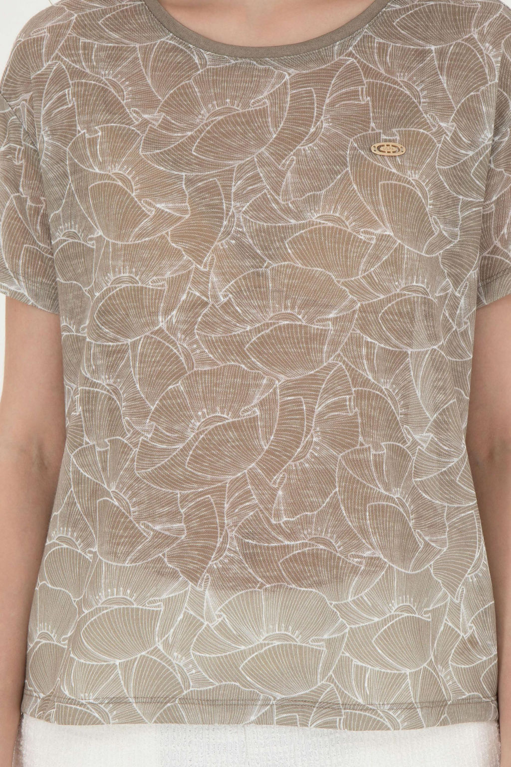 Женская футболка цвета хаки - U.s. polo assn фото 13