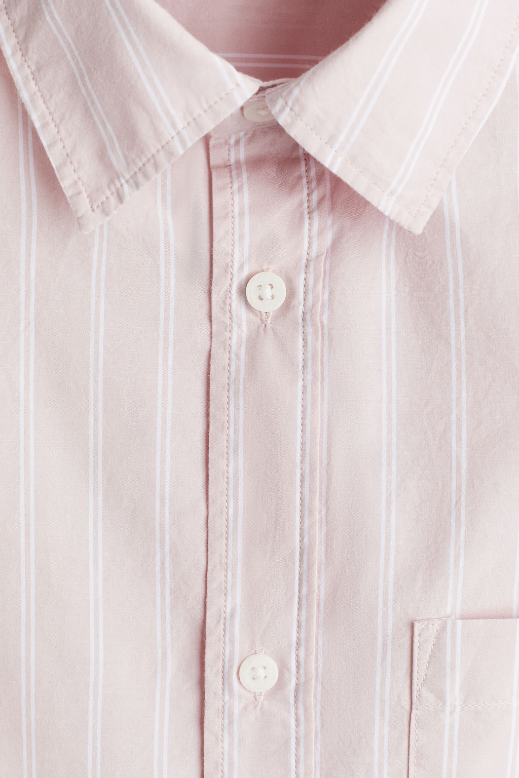 Camisa de popelina estilo boxy Regular Fit - H&m фото 4