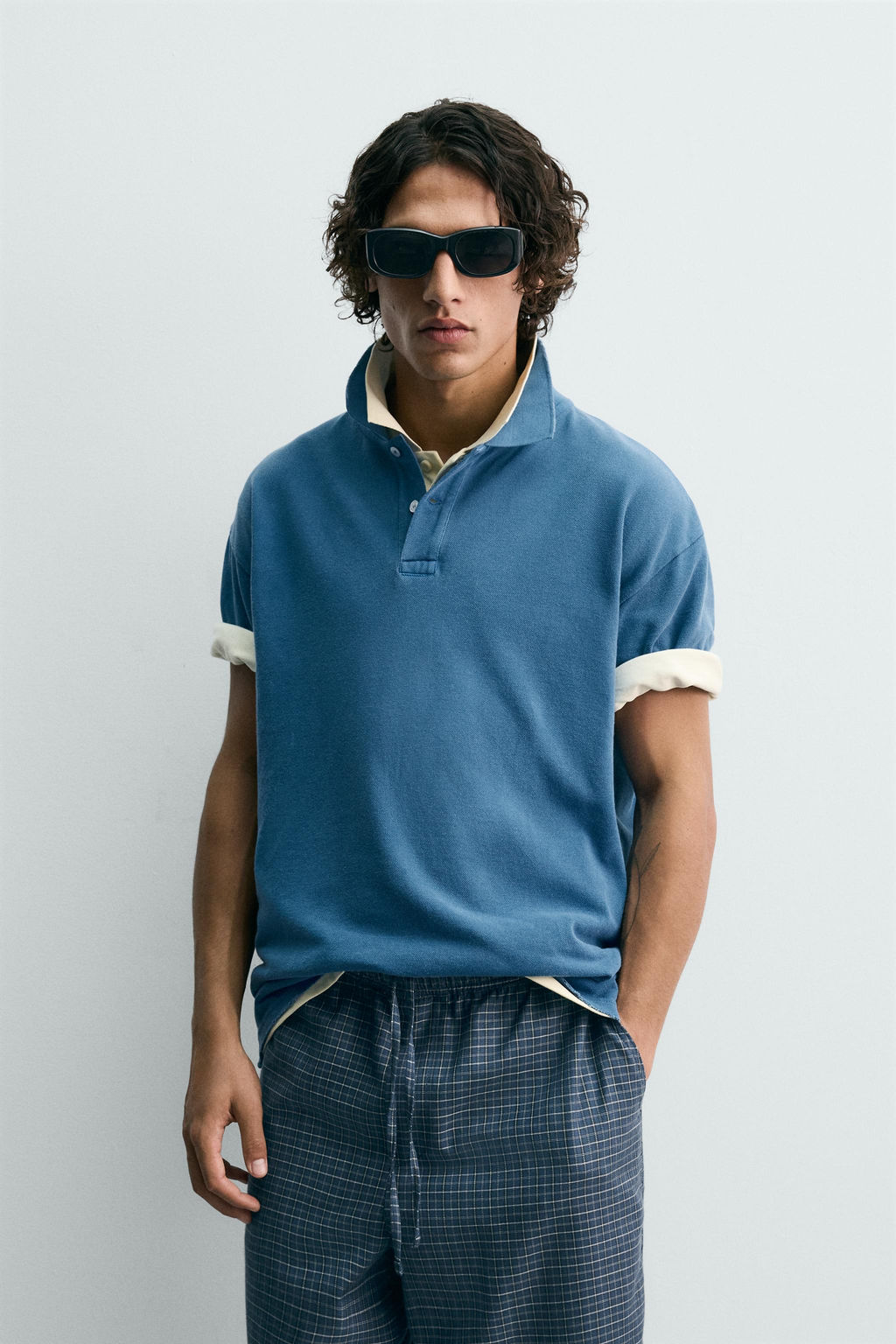WASHED PIQU_ POLO SHIRT - Zara фото 2