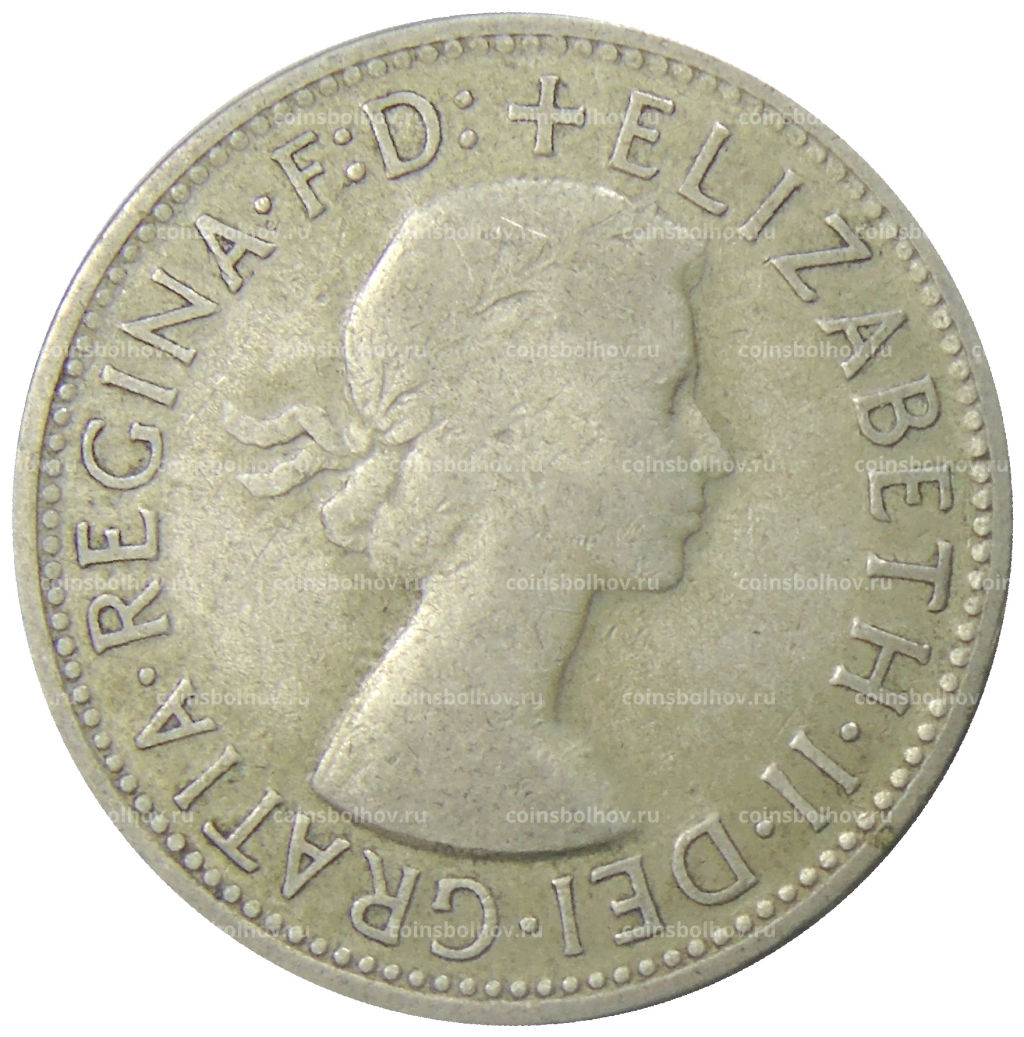 1 флорин 1954 года Австралия Королевский визит в Австралию